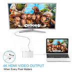 USB C to HDMI VGA USB Hub Adapter 5 in 1 USB 3.1 Converter for Laptop for MacBook,ChromeBook Pixel,Huawei MateBook, HDMI+VGA+3xUSB3.0 to Type-C – Aluminum Alloy, TPU