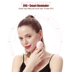 Duosi 2in1 Electric Facial Cleansing Brush Waterproof face Skin Cleansing Massager Silicone Vibration Scrubber Pore Clear Blackhead Remover