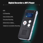 SK-012 8GB Voice Recorder USB Professional Dictaphone Digital Audio With WAV MP3 Player VAR Function Record, SK-012 8GB