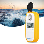 DR202 Digital Sea Water Refractometer Seawater Salinity Meter Specific Gravity Range 0―100‰ Chlorinity 0~57‰ Refractometer, DR202 DR202