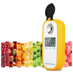 DR103 Digital Refractometer LCD Display Brxi Fruit Juice Sugar Meter Refractometer For Dextran Fructose Glucose Lactose Maltose, DR103 DR103