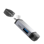 Typce-C+USB+Micro USB OTG Card Reader – Lanyard, Card Slot