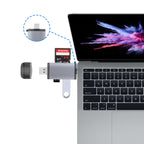Typce-C+USB+Micro USB OTG Card Reader – Lanyard, Card Slot