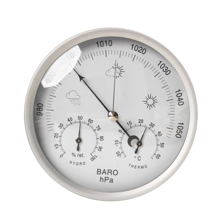 THB9392 Wall Mounted Digital Thermometer Hygrometer Household High Accuracy Pressure Gauge Air Weather Instrument Barometer, THB9392 (Gold), THB9392 132mm – Durable Build, Easy to Use THB9392 132mm THB9392 132mm