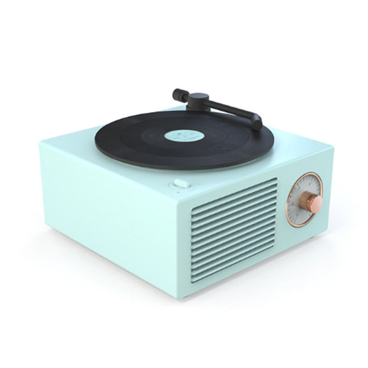 X10 Atomic Bluetooth Speakers Retro Vinyl Player Desktop Wireless Creative Multifunction Mini Stereo Speakers, X10 – Bluetooth X10 Bamboo Spring Green