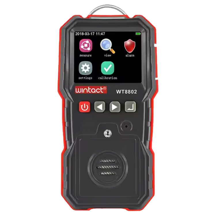 WINTACT WT8802 Hydrogen Sulfide Monitor Professional Rechargeable Gas Sensor High Sensitive Digital Sound-light Vibration Alarm H2S Detector Default Title