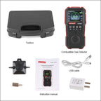 WINTACT WT8806 Carbon Monoxide Monitor Professional Rechargeable Gas Sensor High Sensitive Poisoning Sound-light Vibration Alarm CO Detector
