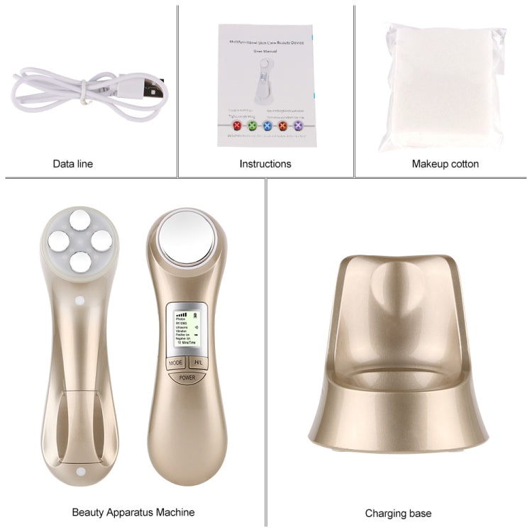 OFY9901 Face Skin EMS Mesotherapy Electroporation RF Radio Frequency Facial LED Photon Skin Care Face Lift Tighten Remove Wrinkle