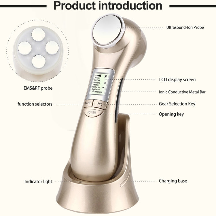 OFY9901 Face Skin EMS Mesotherapy Electroporation RF Radio Frequency Facial LED Photon Skin Care Face Lift Tighten Remove Wrinkle