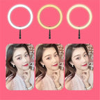 Portable Collapsible Studio-Level Professional Fill Light Mobile Phone Bracket LED Ring Light