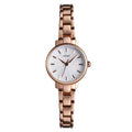 Skmei 1410 Lady Quartz Watch European and American Fashion Watch Business Leisure Steel Belt Lady Watch Rose Gold