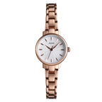 Skmei 1410 Lady Quartz Watch European and American Fashion Watch Business Leisure Steel Belt Lady Watch Rose Gold
