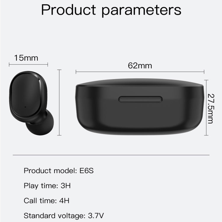 E6S Headset – Waterproof
