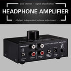 B015 Front Stereo Signal Amplifier Booster Headphones Speaker Amplifier Headset Dual-Audio Source, B015 – TPU