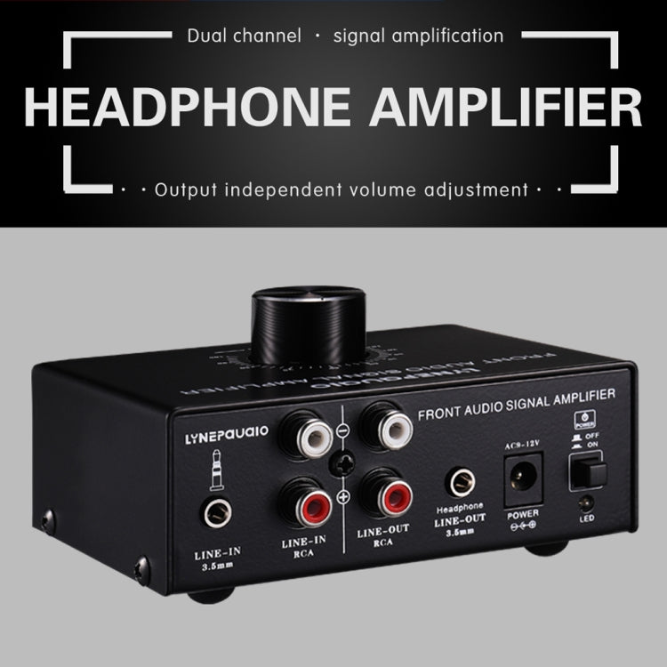 B015 Front Stereo Signal Amplifier Booster Headphones Speaker Amplifier Headset Dual-Audio Source, B015 – TPU