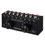 B026 6 Input 2 Output Or 2 Input 6 Output Audio Signal Source Selection Switcher RCA Port