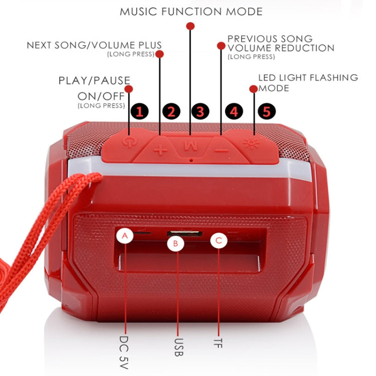 TG162 Bluetooth Speaker – HiFi Bass Sound