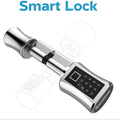 60+40mm Office Home Value Fingerprint Password Smart Lock Core Password Lock Only LockLock Home Security Door Lock, 60+40mm 60+40mm