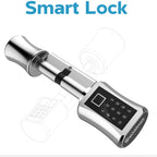 60+40mm Office Home Value Fingerprint Password Smart Lock Core Password Lock Only LockLock Home Security Door Lock, 60+40mm 60+40mm