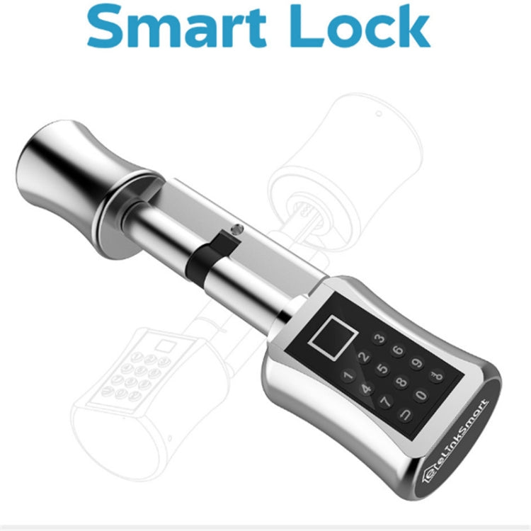60+40mm Office Home Value Fingerprint Password Smart Lock Core Password Lock Only LockLock Home Security Door Lock, 60+40mm 60+40mm