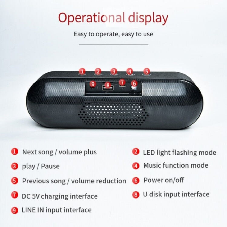 TG148 Bluetooth Speaker – HiFi Bass Sound