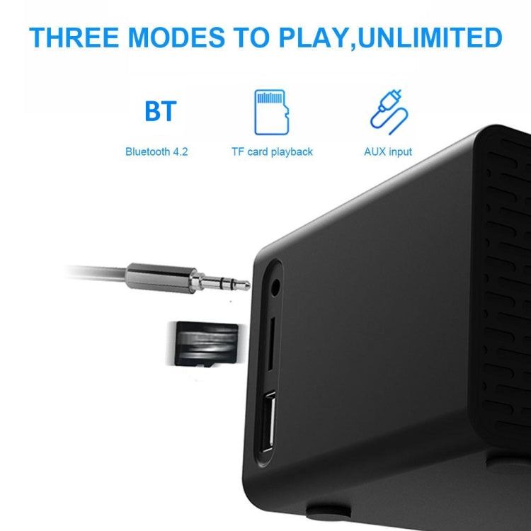 AEC Bluetooth Speaker – BT508 Wireless Charging Bluetooth Speaker LED Alarm Clock Power Bank...