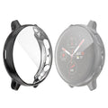 For Samsung Galaxy Watch Active 2 44mm ENKAY Hat-prince Full Coverage Electroplate TPU Case Black