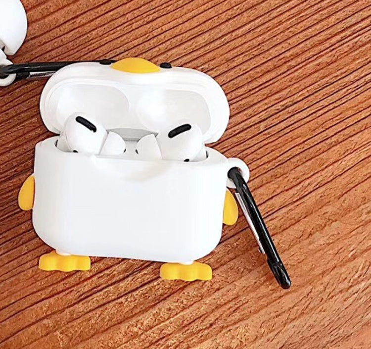 For Apple AirPods Pro Cute Duck Bluetooth Headphone Protective Case Default Title