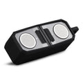 BT628 10W Portable TWS Transparent Bluetooth Speakers With Magnetic Connectable Base Outdoor Stereo Bass Subwoofer Black