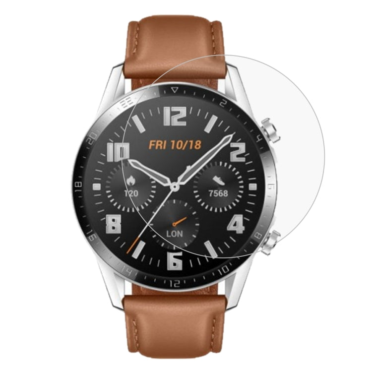Tempered Glass Screen Protector – For HUAWEI Watch GT 2 46mm (2019) ENKAY Hat-Prince 0.2mm 9H 2.15D... For HUAWEI Watch GT 2 46mm (2019) (1 PC)