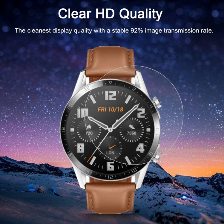 Tempered Glass Screen Protector – For HUAWEI Watch GT 2 46mm (2019) ENKAY Hat-Prince 0.2mm 9H 2.15D...