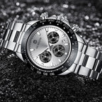 OCHSTIN Augusten 6103B Multi Function Quartz Watch Sports luminous Waterproof Watch Calendar Steel Band Men Watch