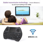 MT10 Fly Air Mouse 2.4GHz Mini Wireless Keyboard Multifunction Keyboard Fly Air Mouse – Flip