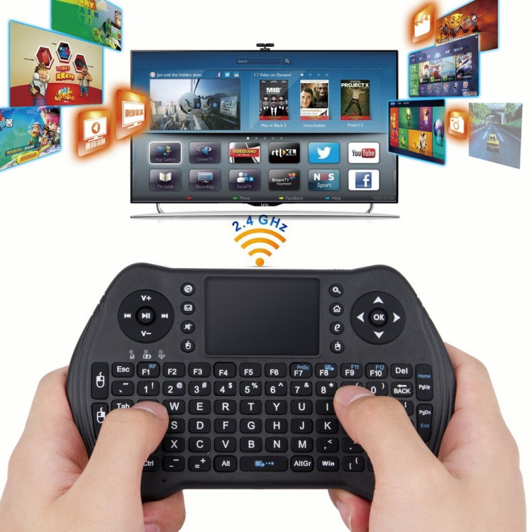 MT10 Fly Air Mouse 2.4GHz Mini Wireless Keyboard Multifunction Keyboard Fly Air Mouse – Flip