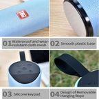 TG113 Bluetooth Speaker – HiFi Bass Sound, Waterproof