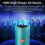 TG113 Bluetooth Speaker – HiFi Bass Sound, Waterproof