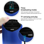 TG113 Bluetooth Speaker – HiFi Bass Sound, Waterproof