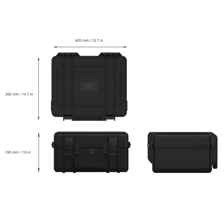 ORICO PSC-L20 3.5 inch 20 Bay Hard Drive Protective Case – Waterproof