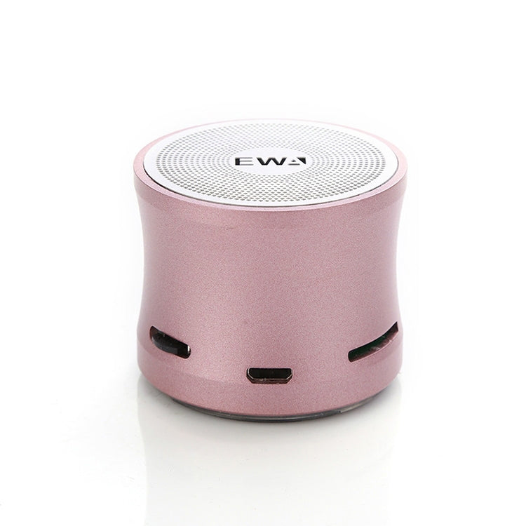EWA A109M Portable Bluetooth Speaker Wireless Heavy Bass Bomm Box Subwoofer Phone Call Surround Sound Bluetooth Shower Speaker – Shockproof, Waterproof, Bluetooth Rose Gold