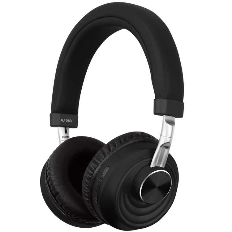 VJ083 Folding Wireless Headset Bluetooth Competitive Game Music Sports Plug Cartoon Wireless Headset Black