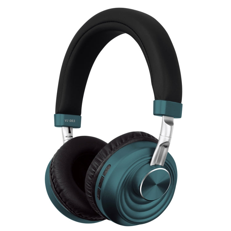 VJ083 Folding Wireless Headset Bluetooth Competitive Game Music Sports Plug Cartoon Wireless Headset – Bluetooth Green