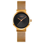 Quartz Watch – 1595 Fashion Elegant Scale Free Steel Mesh Belt Women's Watch...