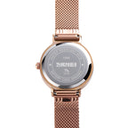 Quartz Watch – 1595 Fashion Elegant Scale Free Steel Mesh Belt Women's Watch...