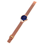 Quartz Watch – 1595 Fashion Elegant Scale Free Steel Mesh Belt Women's Watch...