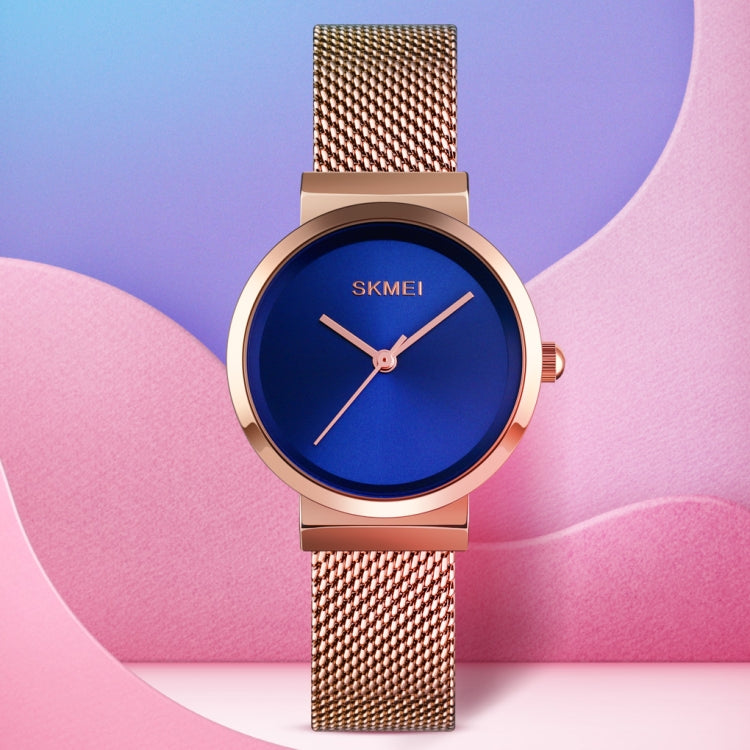 Quartz Watch – 1595 Fashion Elegant Scale Free Steel Mesh Belt Women's Watch...