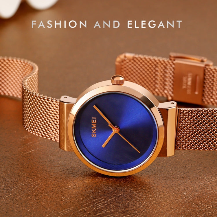 Quartz Watch – 1595 Fashion Elegant Scale Free Steel Mesh Belt Women's Watch...