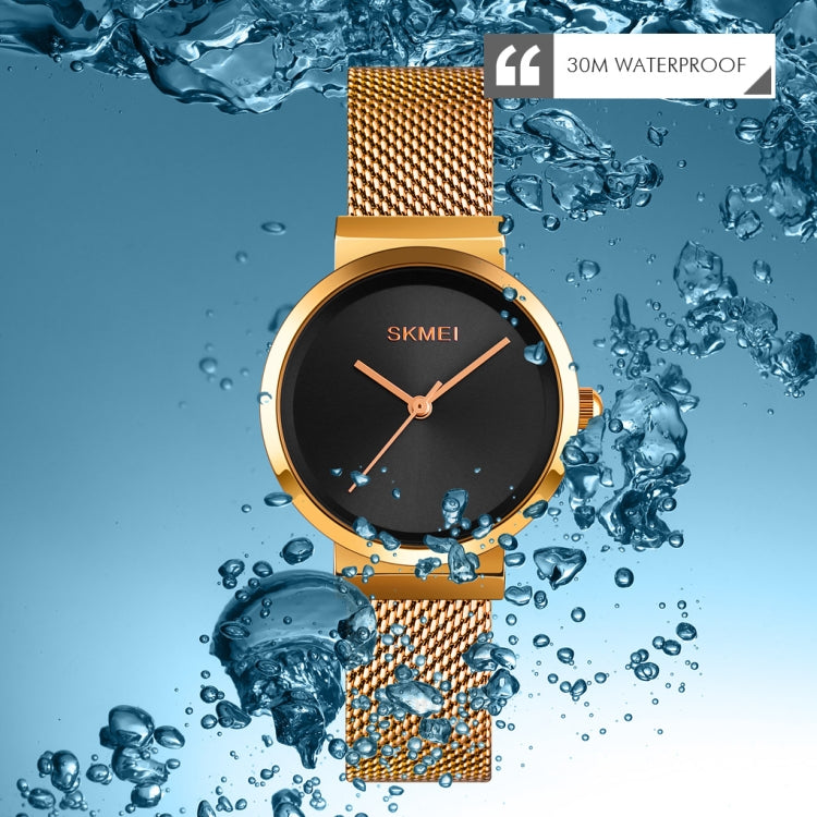 Quartz Watch – 1595 Fashion Elegant Scale Free Steel Mesh Belt Women's Watch...