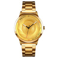Quartz Watch – 9210 Fashion Trend Mens Business Wristwatch Simple Three-Dimensional... For Men Gold