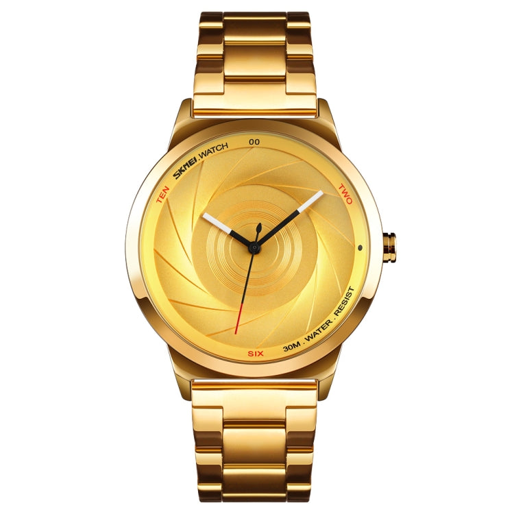 Quartz Watch – 9210 Fashion Trend Mens Business Wristwatch Simple Three-Dimensional... For Men Gold