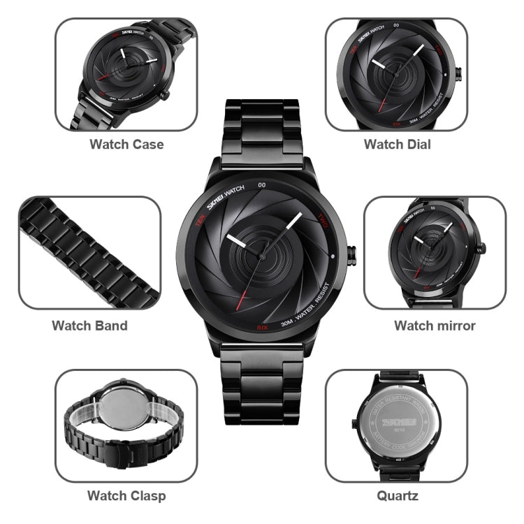Quartz Watch – 9210 Fashion Trend Mens Business Wristwatch Simple Three-Dimensional...